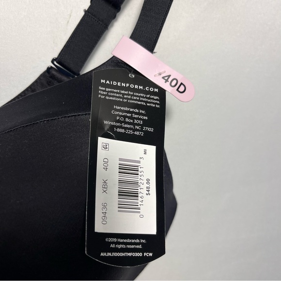 Maidenform Everyday Full Coverage Cushioned Underwire Bra 40D NWT - Picture 7 of 7